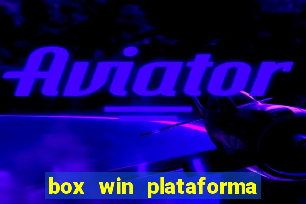 box win plataforma de jogos